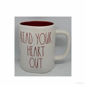 NEW Rae Dunn Read Your Heart Out Mug